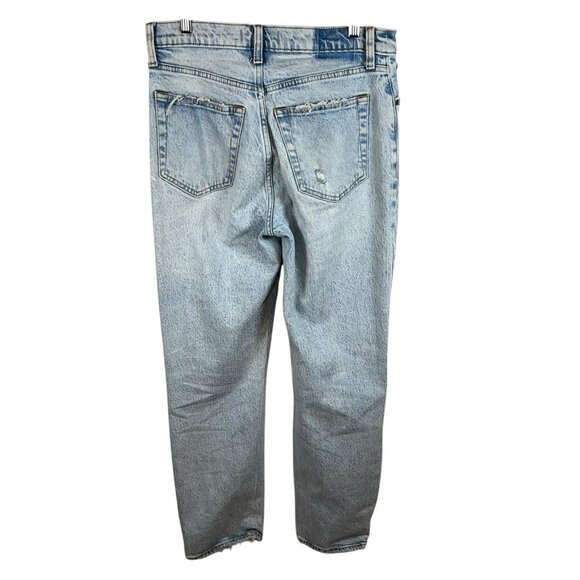 Abercrombie &‎ fitch the dad high rise jeans Women's 27x30 Distressed Grunge - Picture 2 of 9
